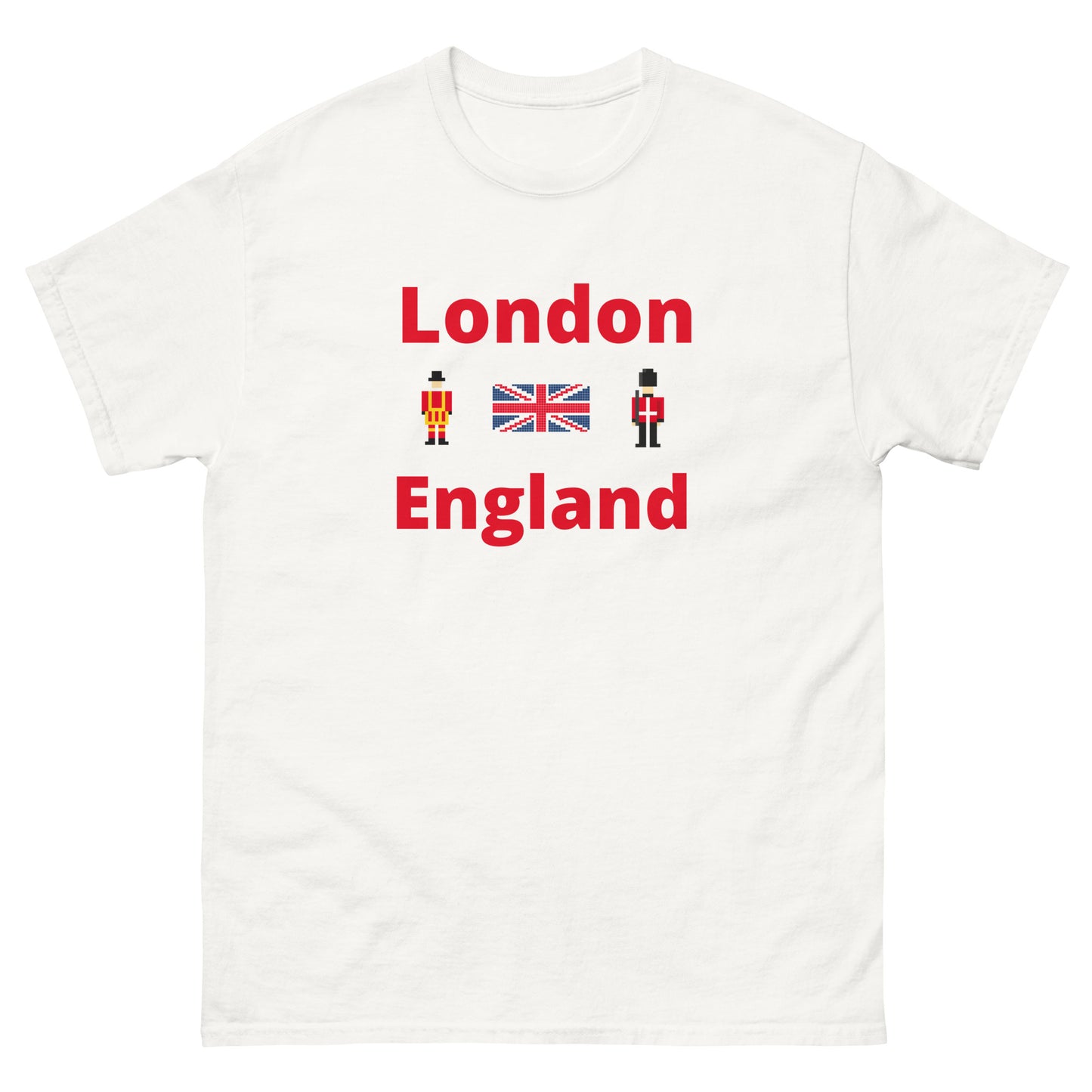 I love London with royal guard, Union Jack and solider T-Shirt