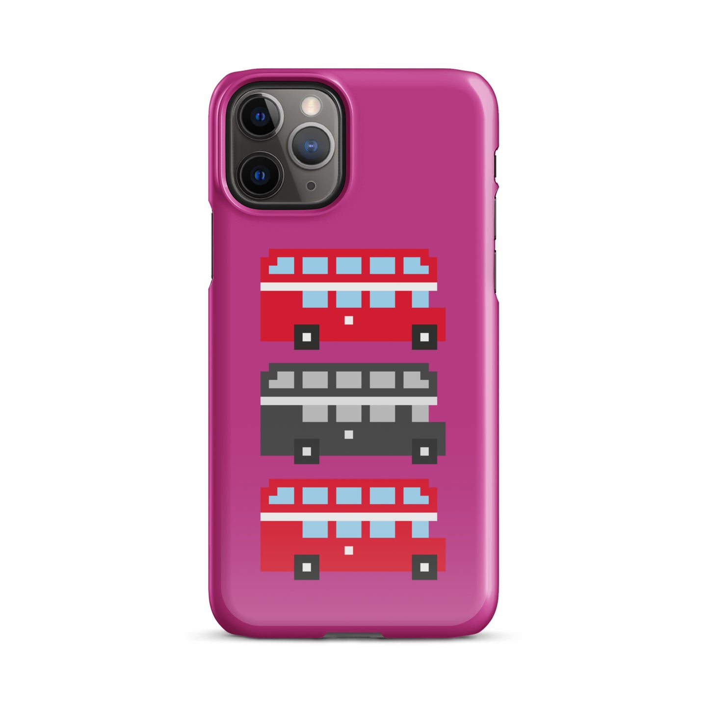 Mulit Coloured London Double Decker Bus - Snap case for iPhone®