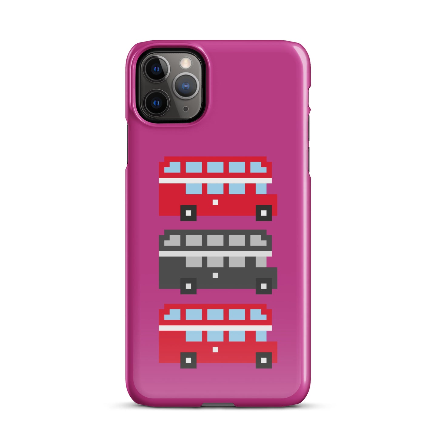 Mulit Coloured London Double Decker Bus - Snap case for iPhone®