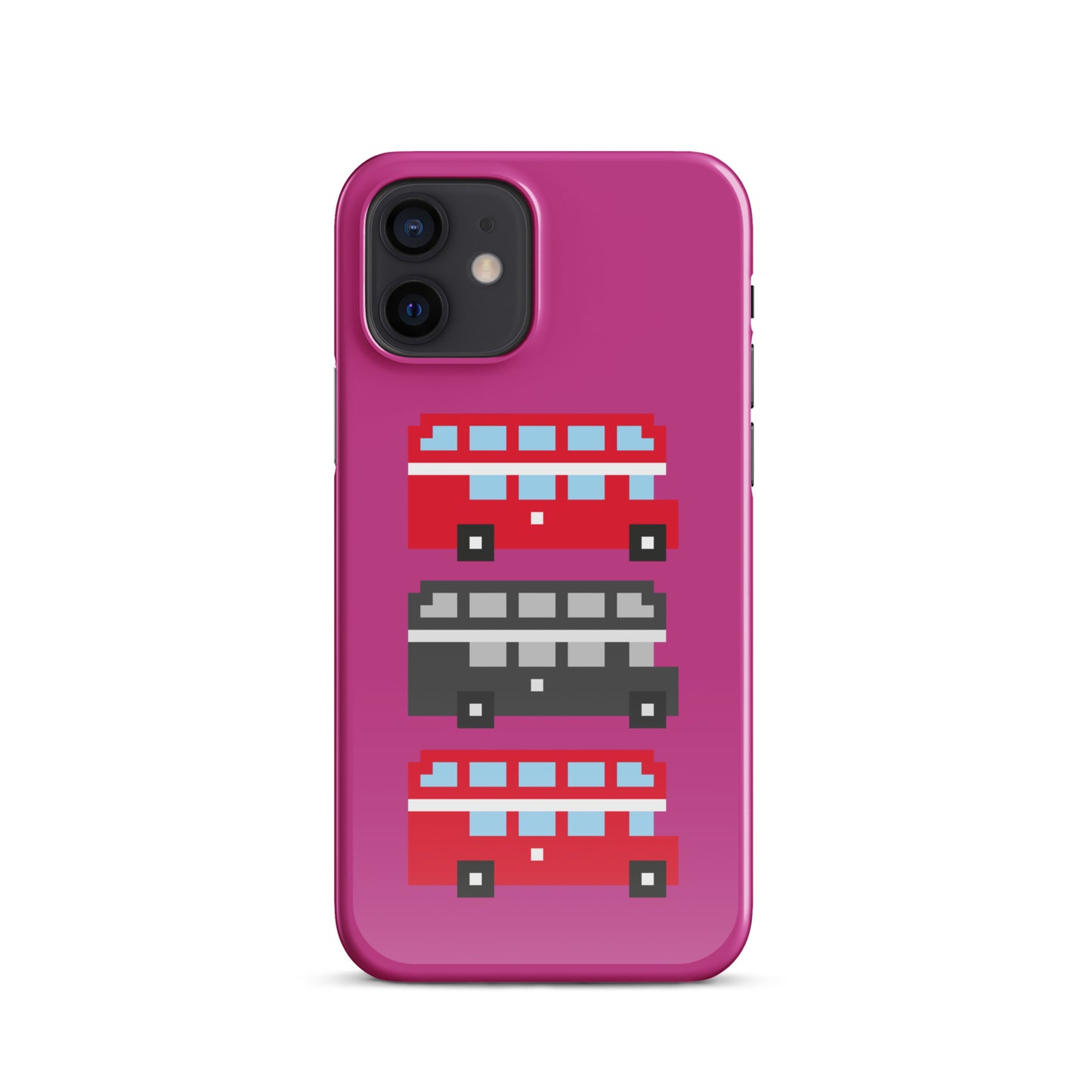 Mulit Coloured London Double Decker Bus - Snap case for iPhone®