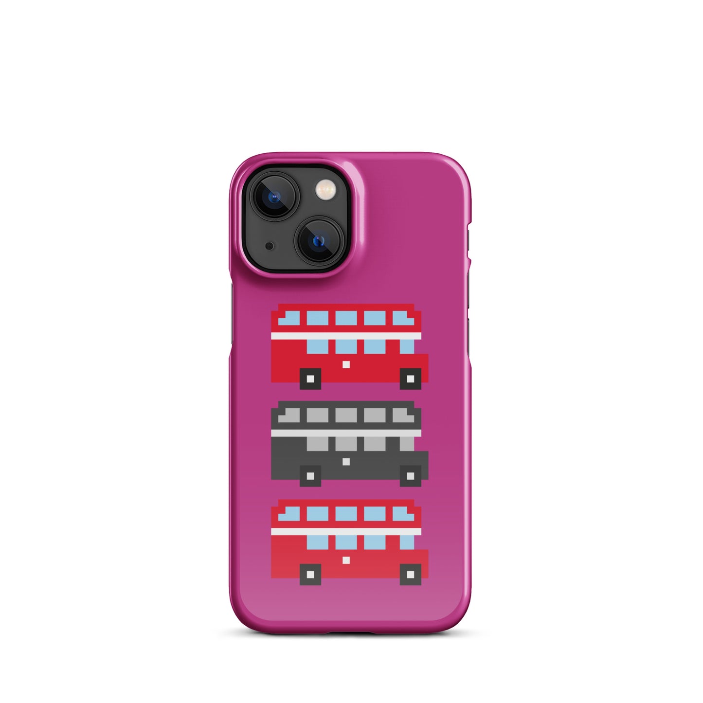 Mulit Coloured London Double Decker Bus - Snap case for iPhone®