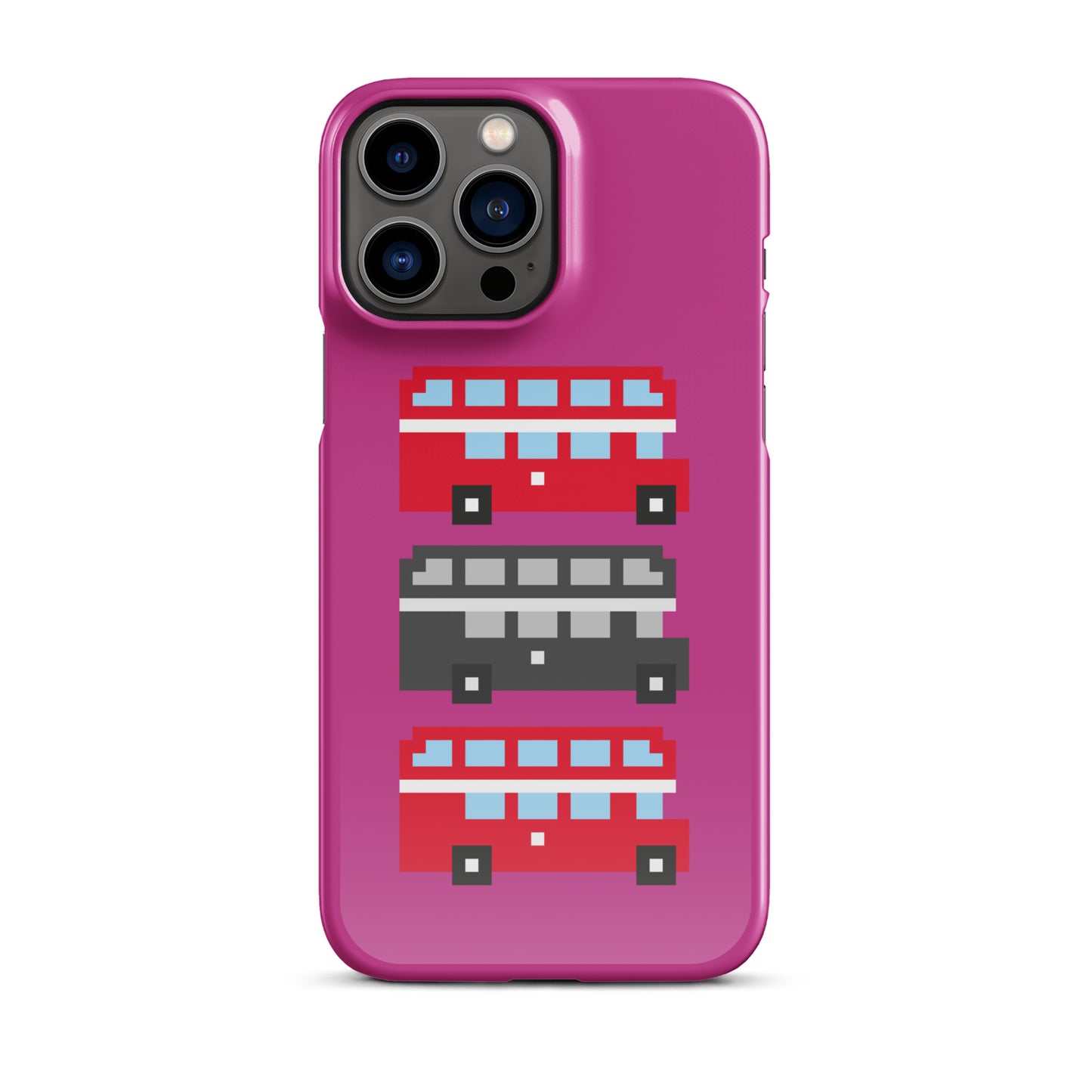 Mulit Coloured London Double Decker Bus - Snap case for iPhone®