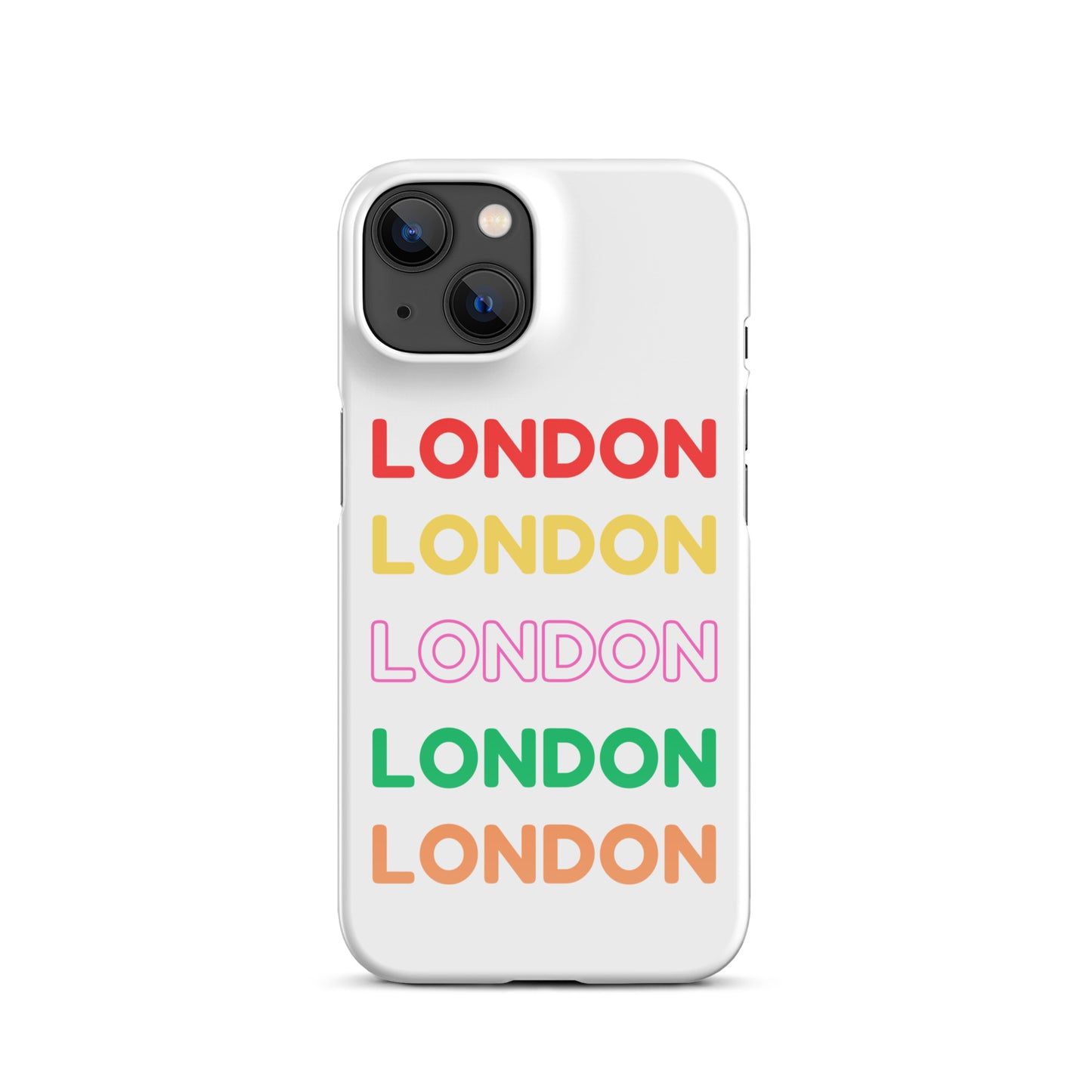 Colourful London Design Snap case for iPhone®