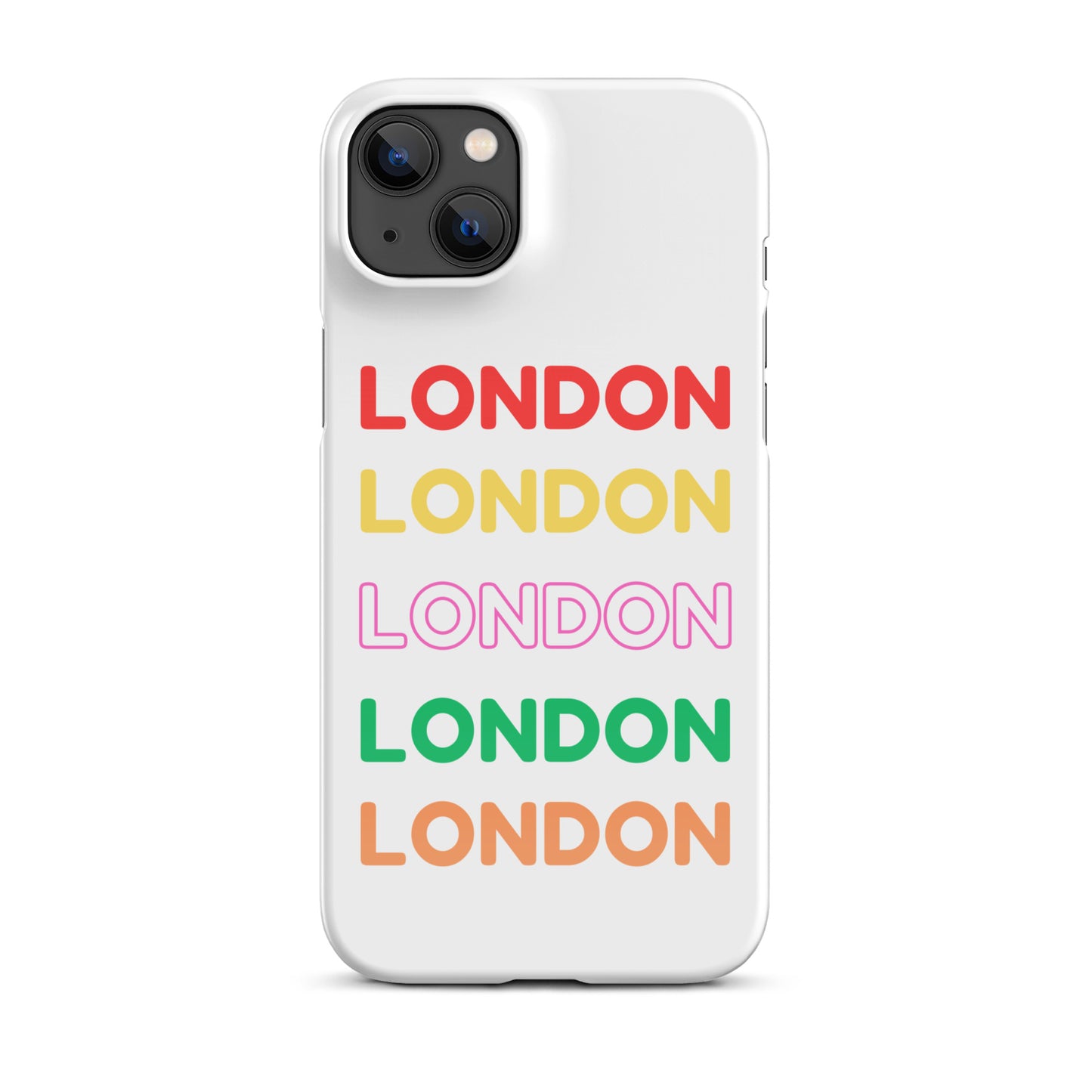 Colourful London Design Snap case for iPhone®