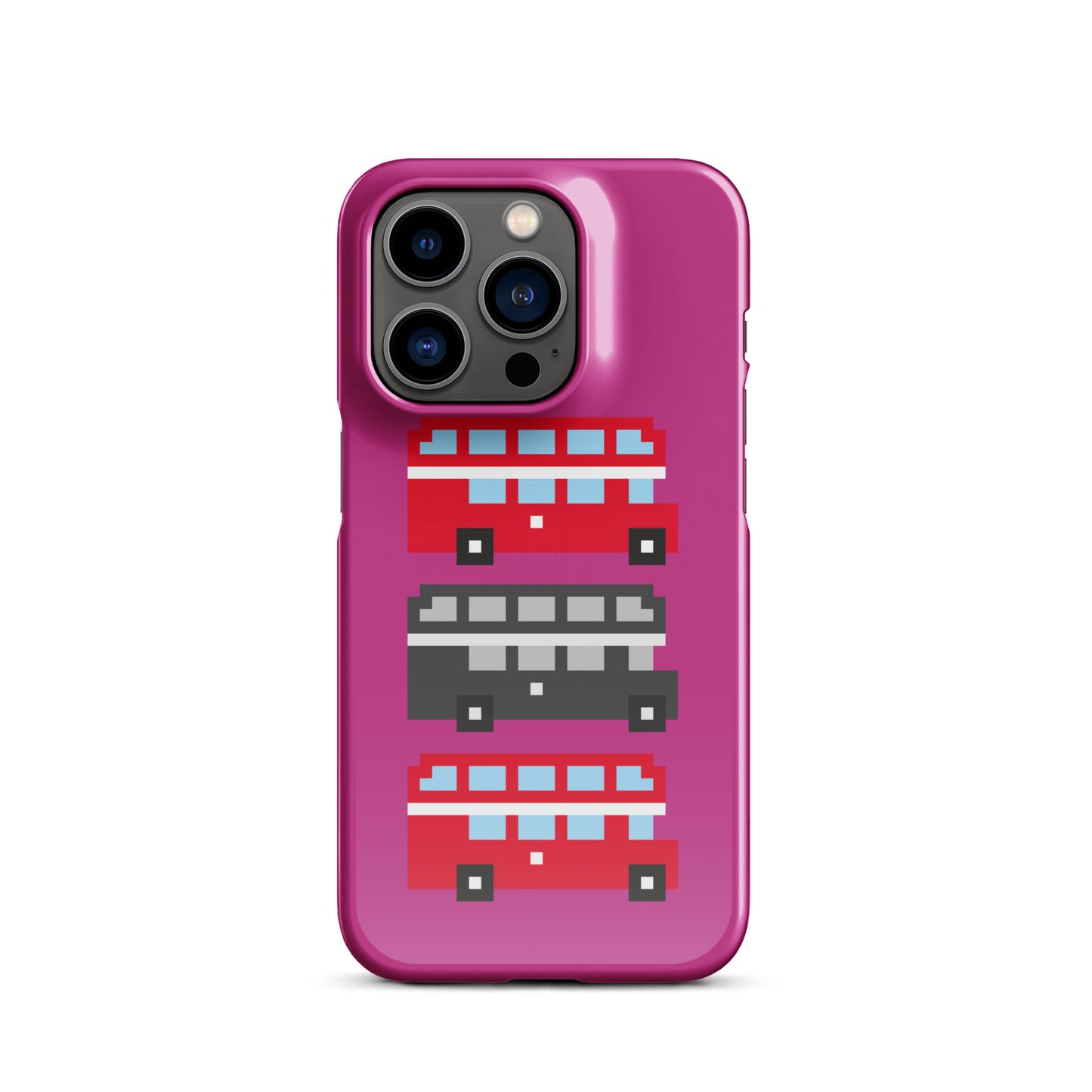 Mulit Coloured London Double Decker Bus - Snap case for iPhone®