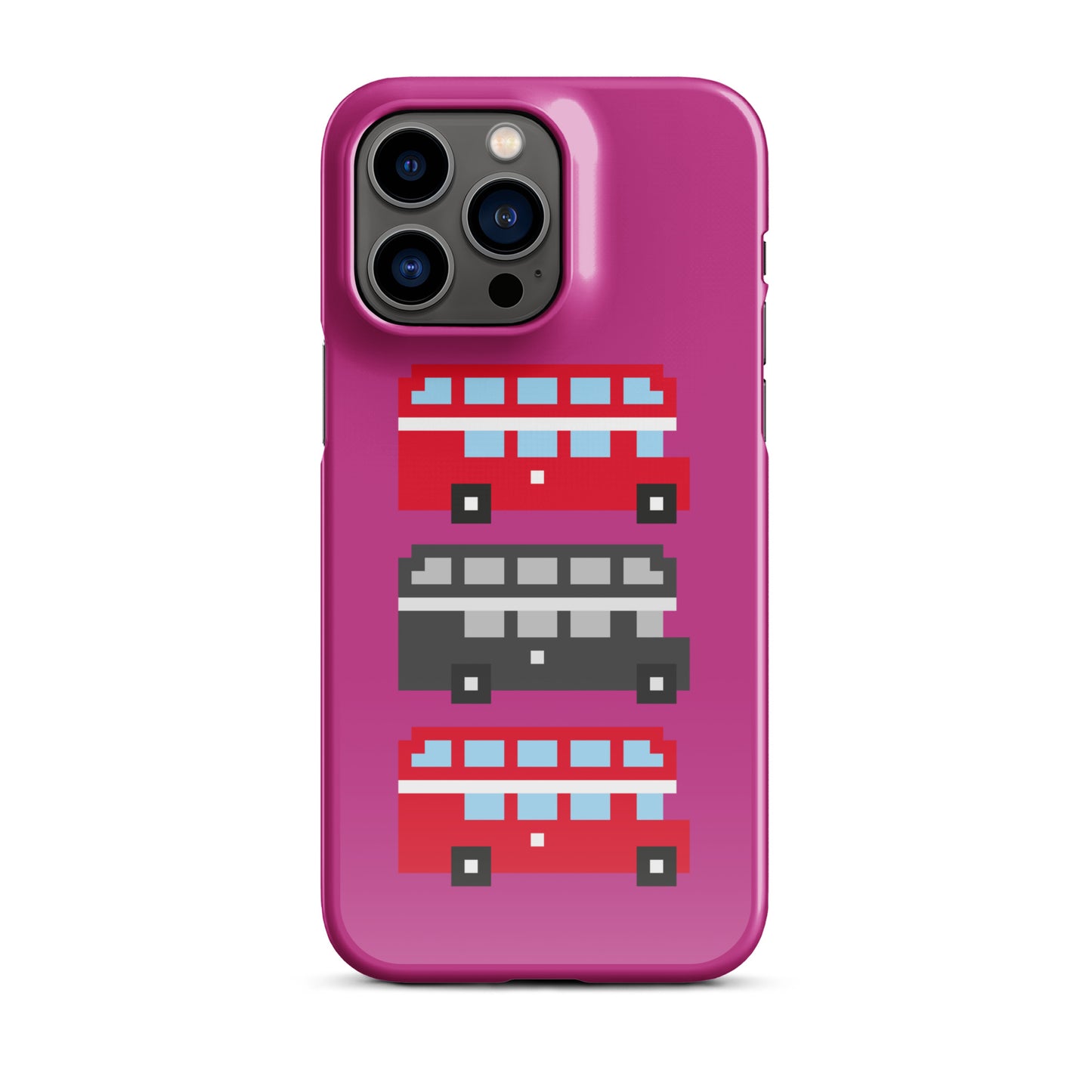 Mulit Coloured London Double Decker Bus - Snap case for iPhone®