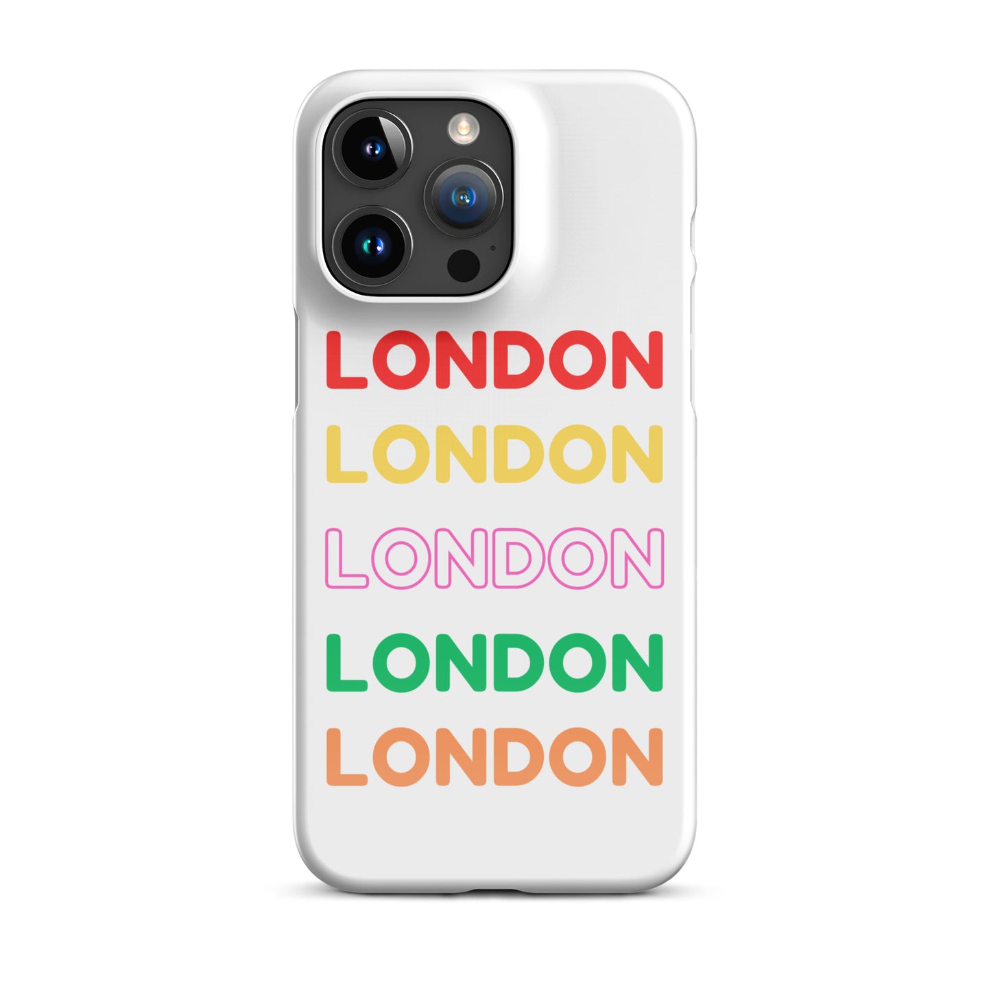 Colourful London Design Snap case for iPhone®