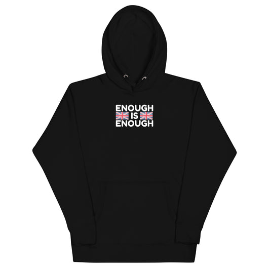 Enough Is Enough - Unisex Hoodie Black Hoodie