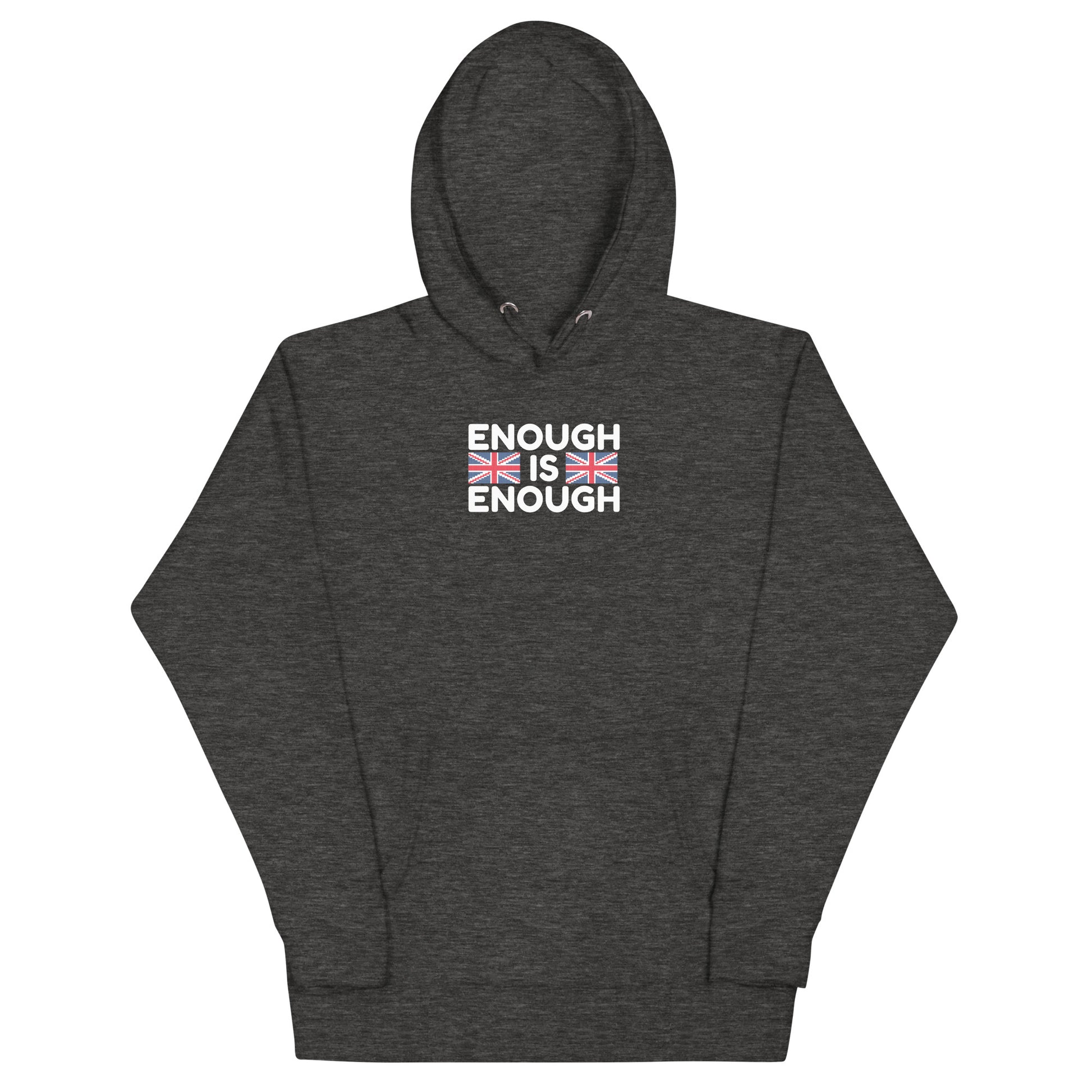 Enough Is Enough - Unisex Hoodie Charcoal Heather Hoodie