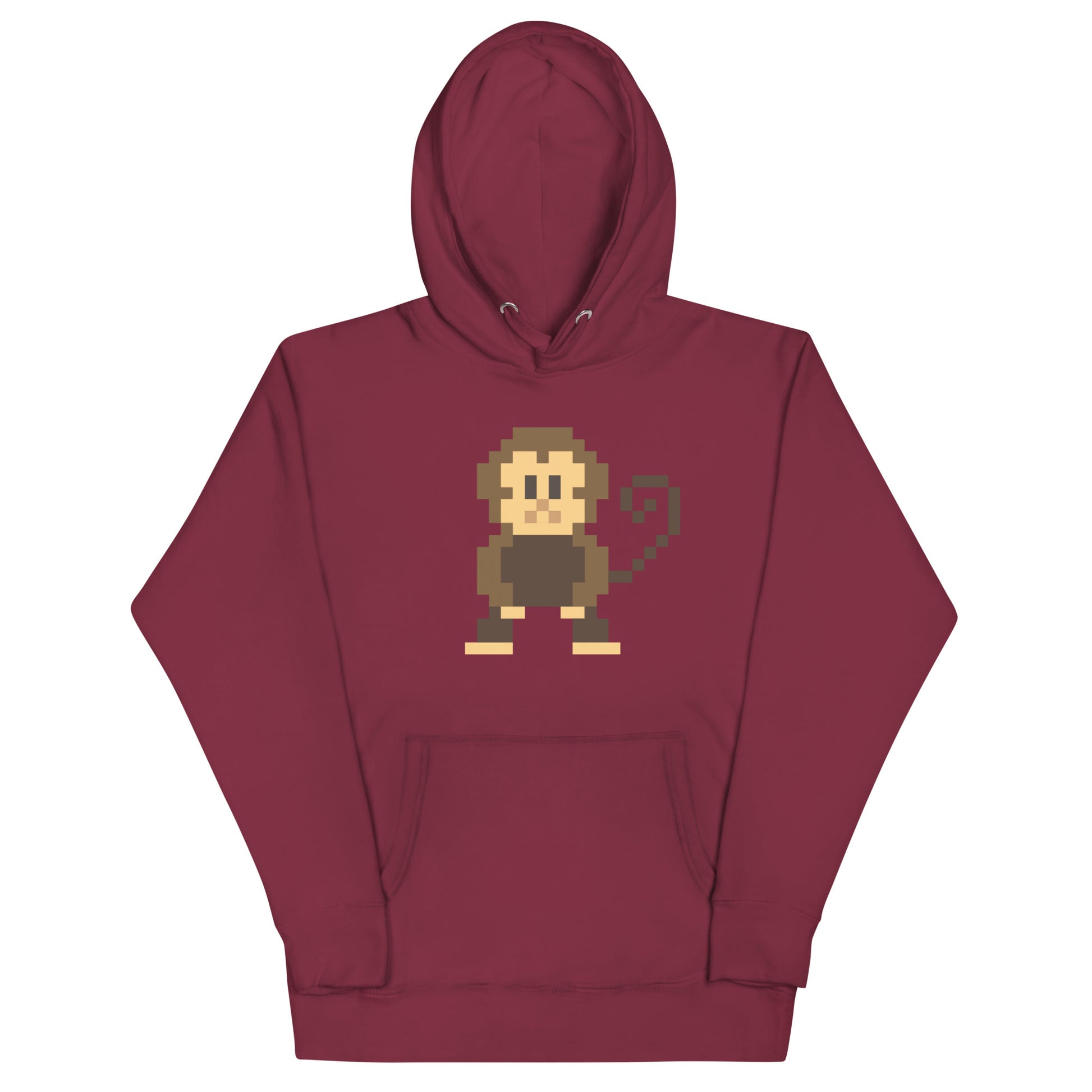 Cute pixelated Monkey hoodie