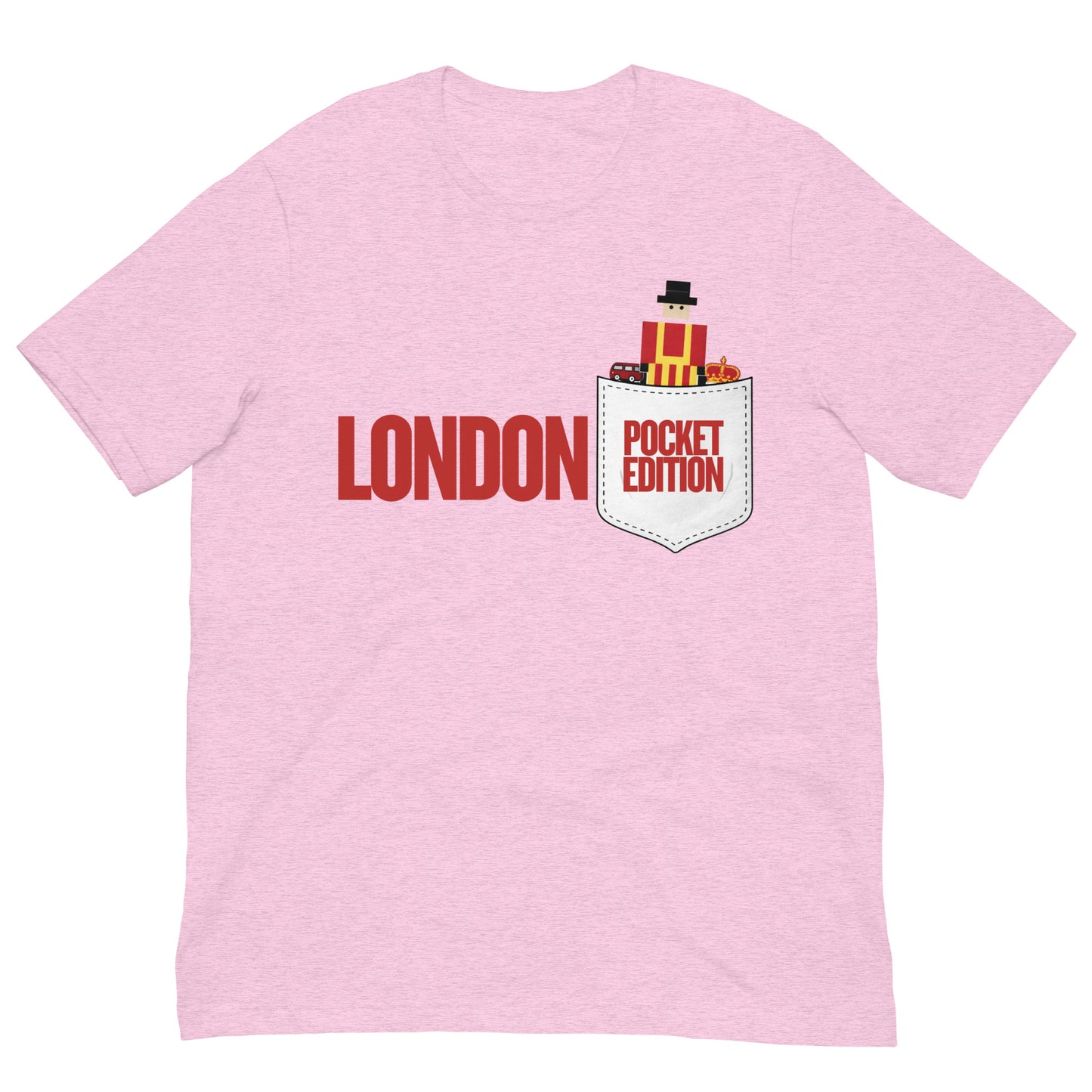 London Royal Guard Pocket Edition Unisex t-shirt Heather Prism Lilac