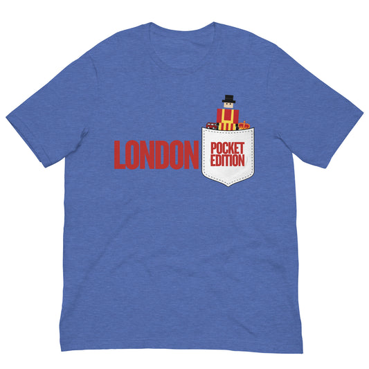 London Royal Guard Pocket Edition Unisex t-shirt Heather True Royal