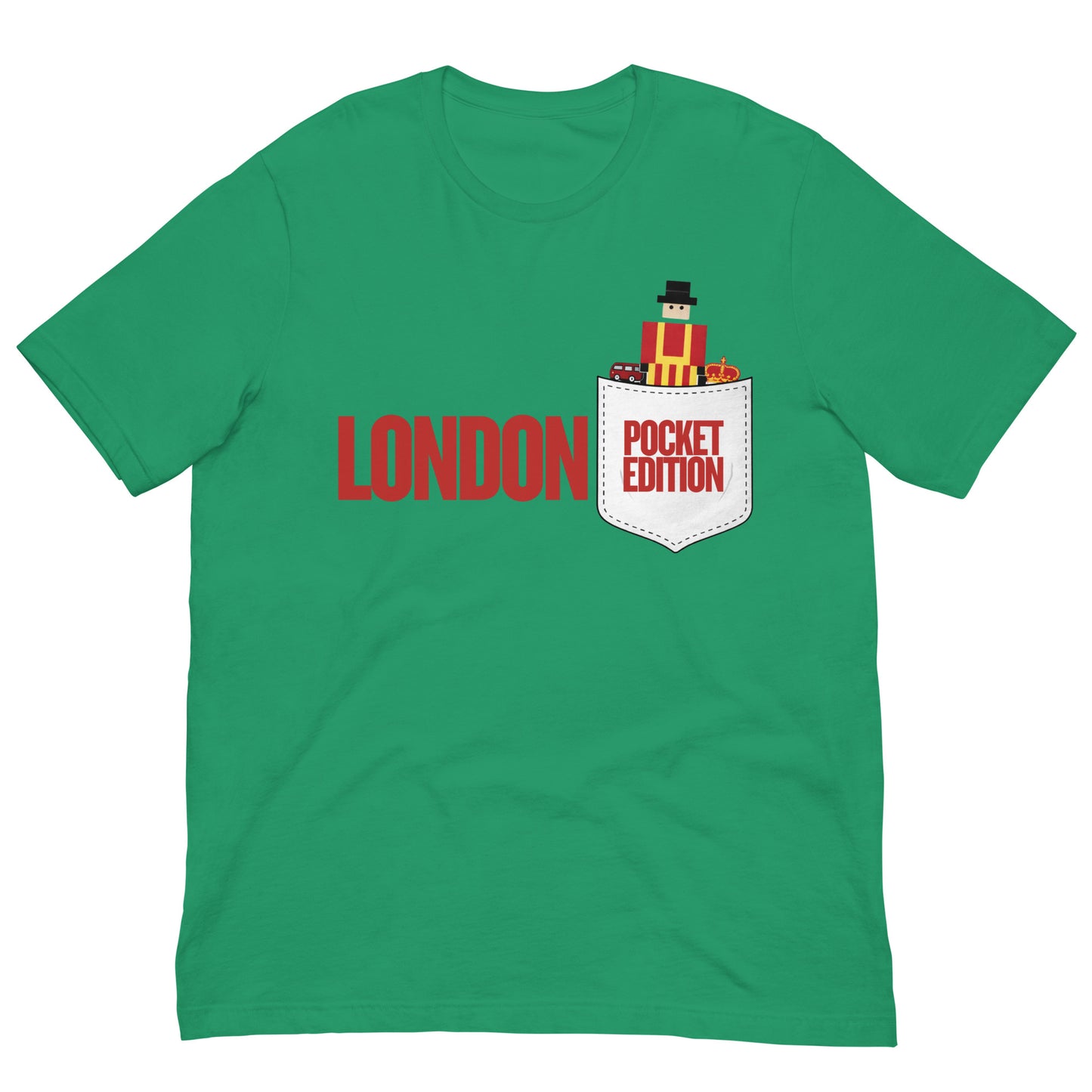 London Royal Guard Pocket Edition Unisex t-shirt Kelly