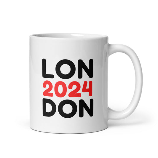 LON 2024 DON - Awesome London 2024 White glossy mug