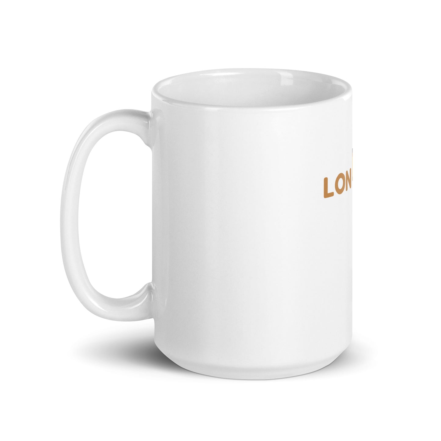 London Big Ben White glossy mug