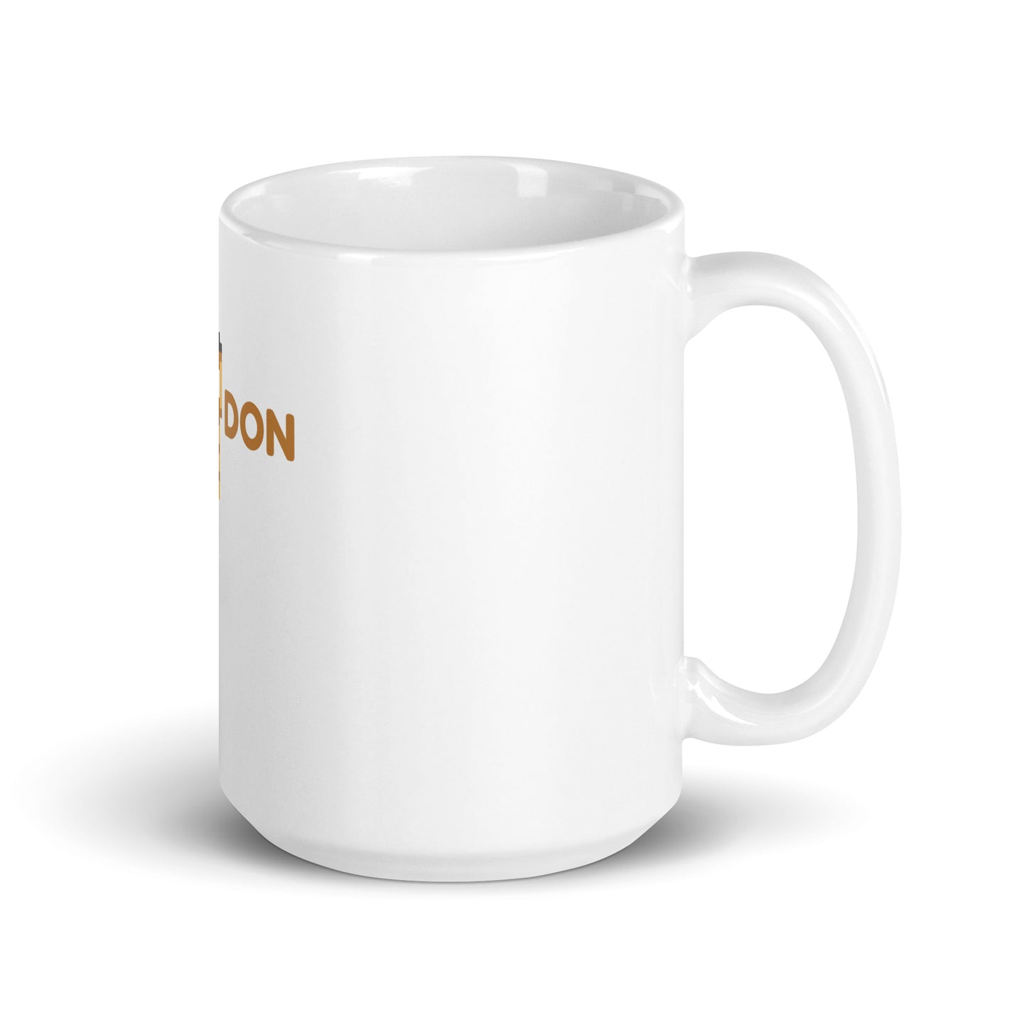 London Big Ben White glossy mug