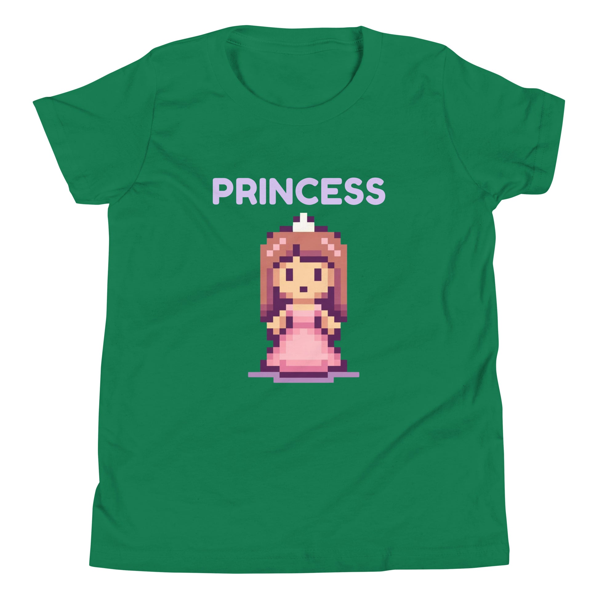 Princess in Pink With Pixelated Princess