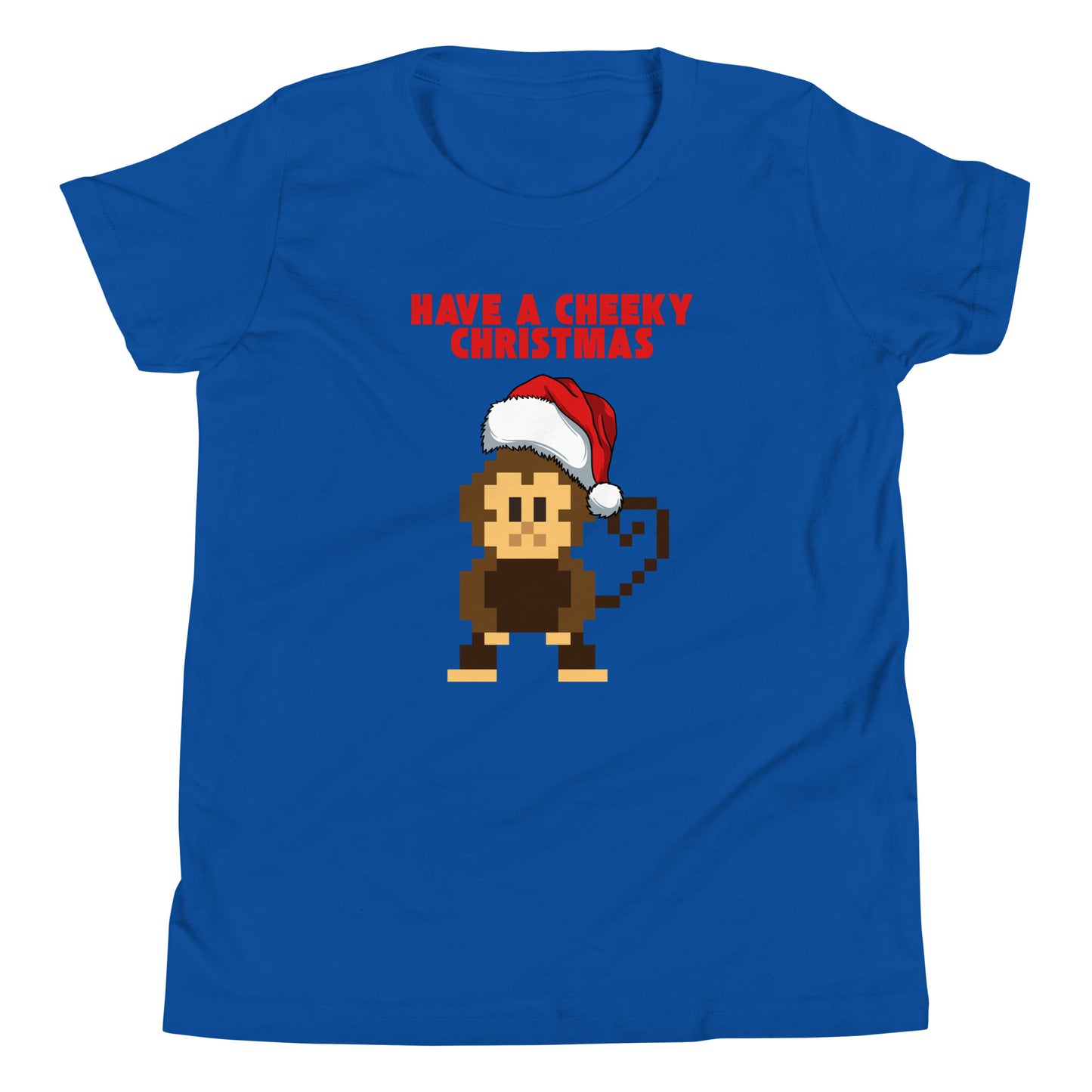 Have A Cheeky Christmas with this Retro Monkey wearing Santas Hat