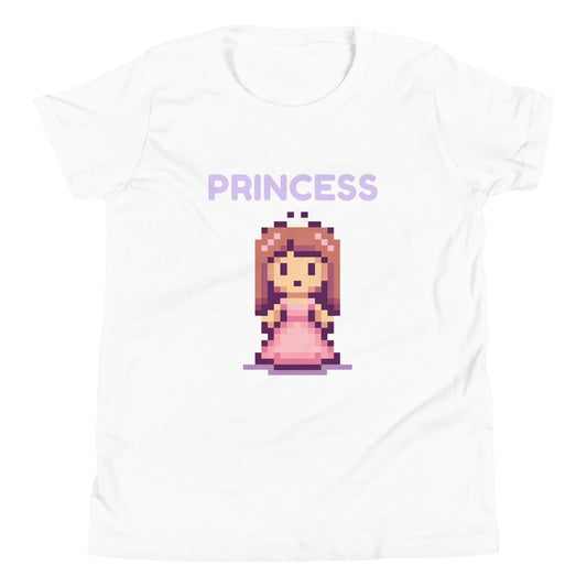 Princess in Pink With Pixelated Princess