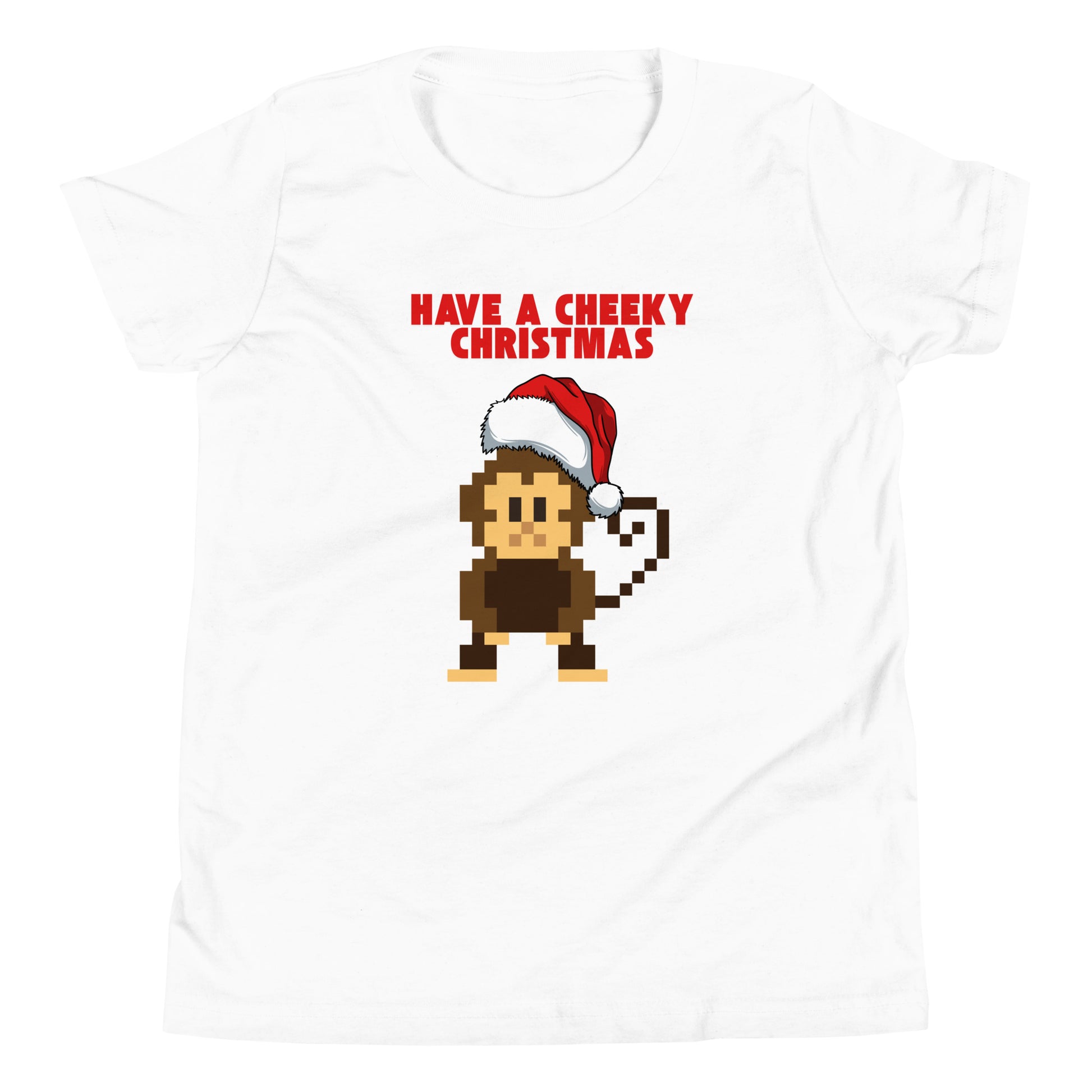 Have A Cheeky Christmas with this Retro Monkey wearing Santas Hat